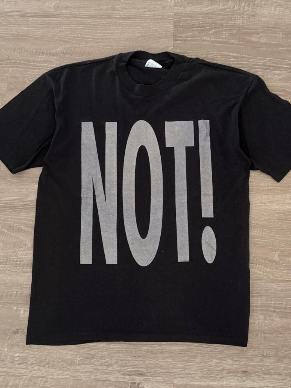 1980s Vintage Not! Single Stitch Hanes Quote Tee